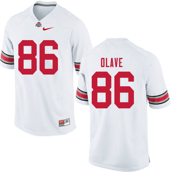 Men #86 Chris Olave Ohio State Buckeyes College Football Jerseys Sale-White